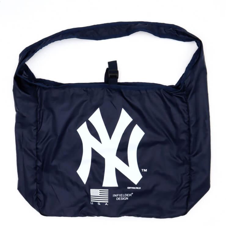 INFIELDER DESIGN×MLB ショルダー エコバッグ MLB SHOULDER ECOBAG MLB