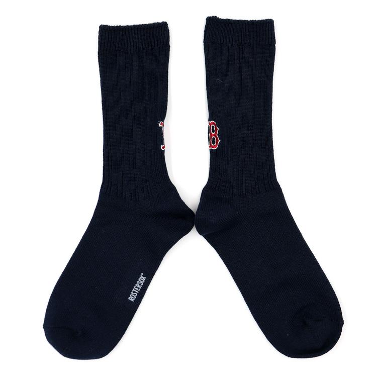 MLB×ROSTER SOX ロスターソックス MLB RIB SOCKS クルーソックス 1足