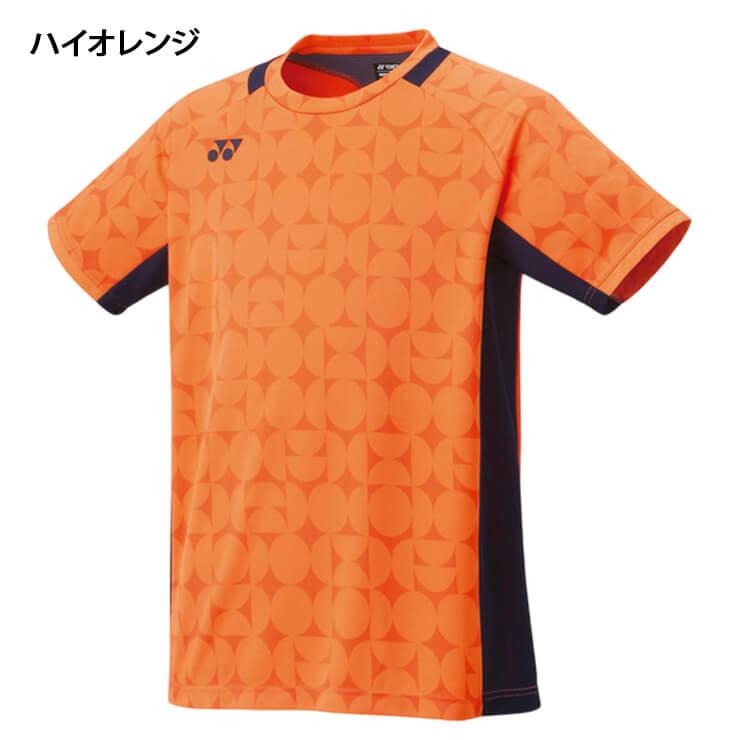 YONEX ヨネックス　メンズウエア　10656 オレンジ Lサイズ メンズゲームシャツ（フィットスタイル）. 10656期間限定販売1/12まで