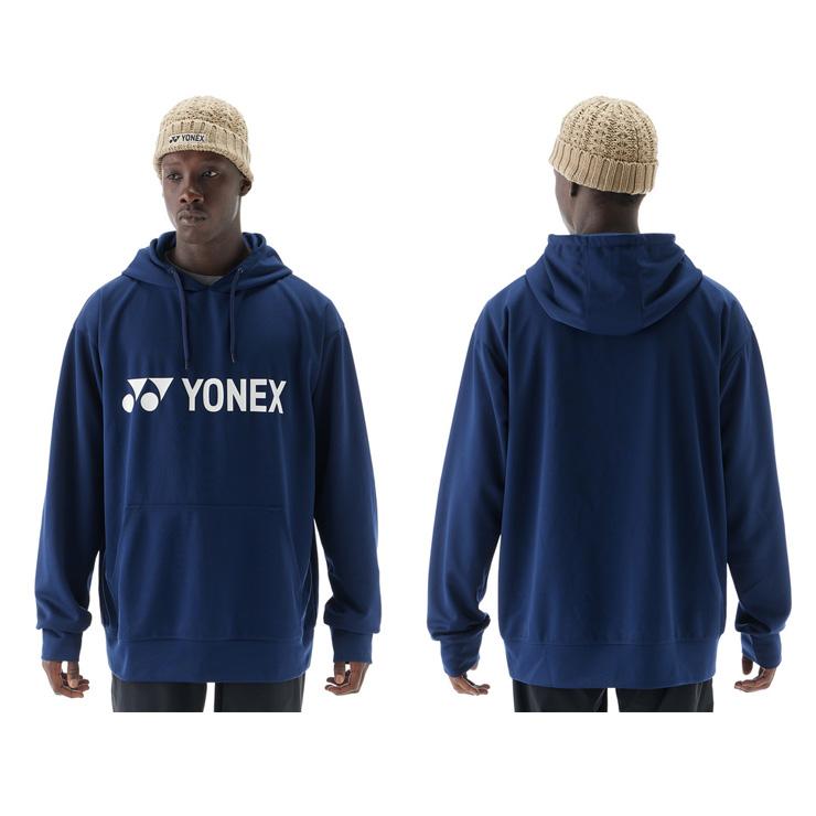 YONEX フード付きネイビーウェア YONEX（ヨネックス） パーカー フーディー 長袖 テニスウェア