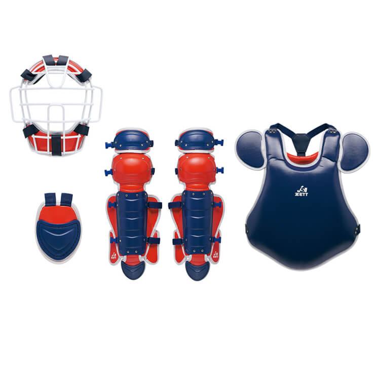 ゼット ソフトボール用 キャッチャー防具 4点セット マスク ゼット ソフトボール用 キャッチャー防具 4点セット マスク