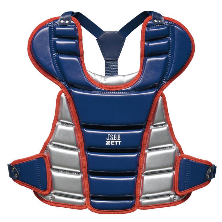 ゼット軟式用キャッチャー防具セット(面なし)赤青 ゼット軟式用キャッチャー防具セット(面なし)赤青