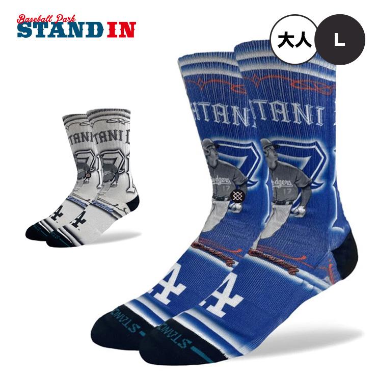 STANCE（スタンス） 大谷翔平 ミスターカートゥーン コラボ クルー