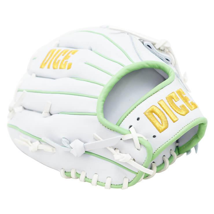 DICE. ダイス 軟式 グローブ グラブ 内野手用 右投げ用 DICE.-9 池永大輔商店 軟式グローブ 白 一般 草野球 珍しい DICE 右投げ用
