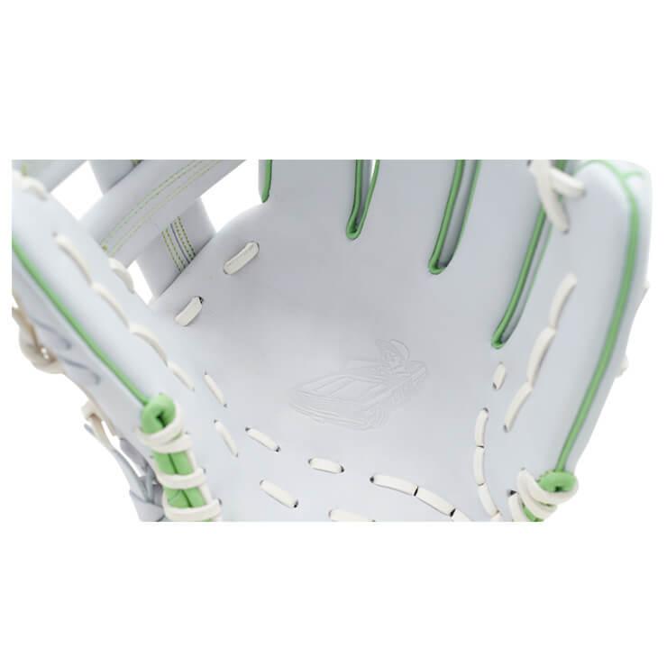 DICE. ダイス 軟式 グローブ グラブ 内野手用 右投げ用 DICE.-9 池永大輔商店 軟式グローブ 白 一般 草野球 珍しい DICE 右投げ用