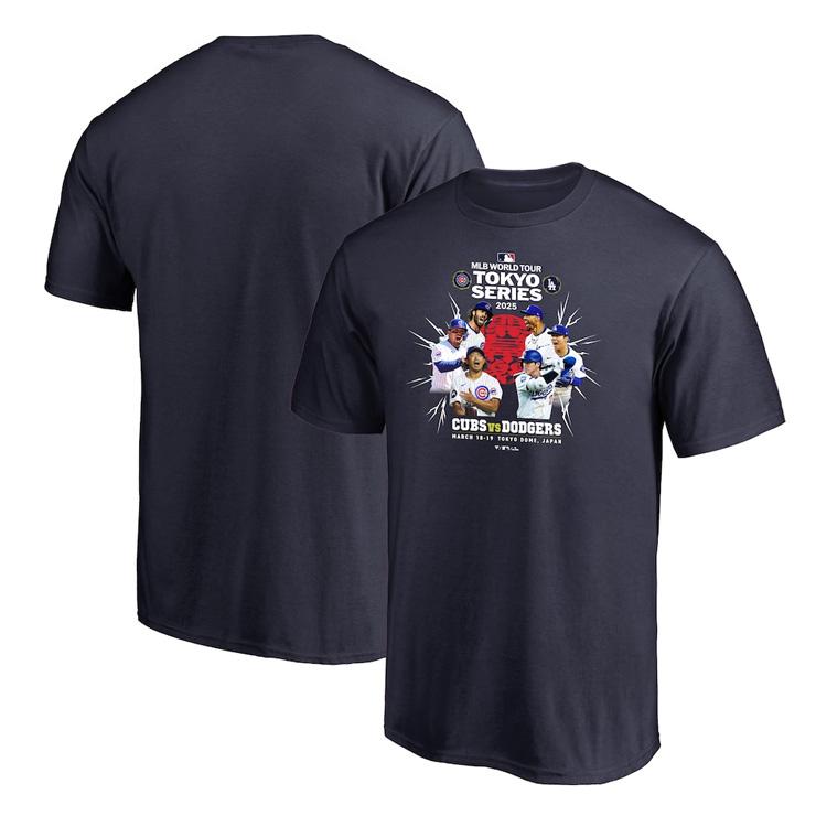 Fanatics MLB Tokyo Series 2025 カブス vs ドジャース 半袖 T Fanatics MLB Tokyo Series 2025 カブス vs ドジャース 半袖 T