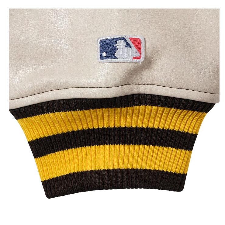 Fanatics 2025モデル MLB ロゴ メルトン スタジアムジャケット