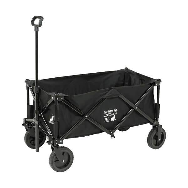 CAPTAIN STAG - キャプテンスタッグ 折りたたみ式 4輪持ちはこび CS黒いこと付け紙 UL-1031 かご 籠 アウトドア ベースボール 手道具入れ その他アウトドア用品-アウトドア、釣り、旅行用品