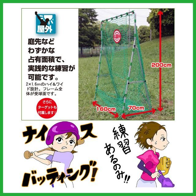 軟式用 バッティングネット FBN-2016N2 野球ネット ティーバッティング