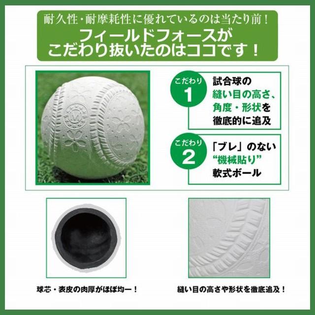 軟式球M号 練習球3ダース（36個）FNB-7212MN 軟式練習球M号 フィールド