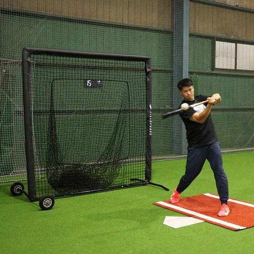 ティーバッティング用ネット FBNT-2023WT タイヤ付き 硬式ボール対応