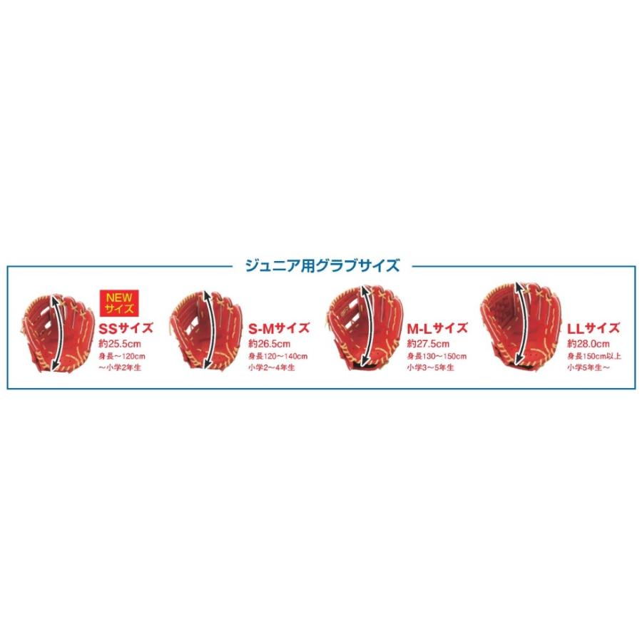 HI-GOLD（ハイゴールド） 【新型】ルーキーズ少年用軟式 サイズLL 3~6