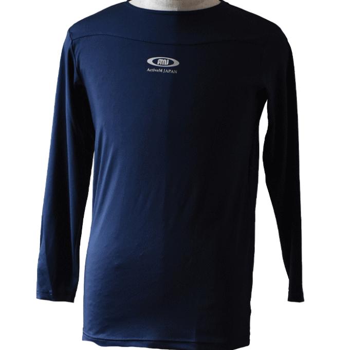 アクティブーム アンダーシャツ 長袖 ネイビー Lサイズ 新品 番号加工可能 楽天市場】野球 ActiveM アクティブーム アンダーシャツ 長袖