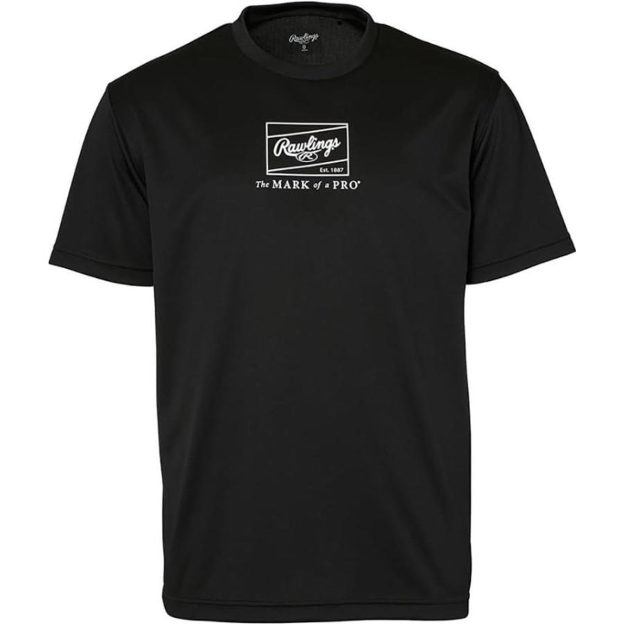 野球 ローリングス Rawlings 野球 Tシャツ パッチロゴプリント 半袖Tシャツ AST14S04 一般用 大人用｜baseballts｜02