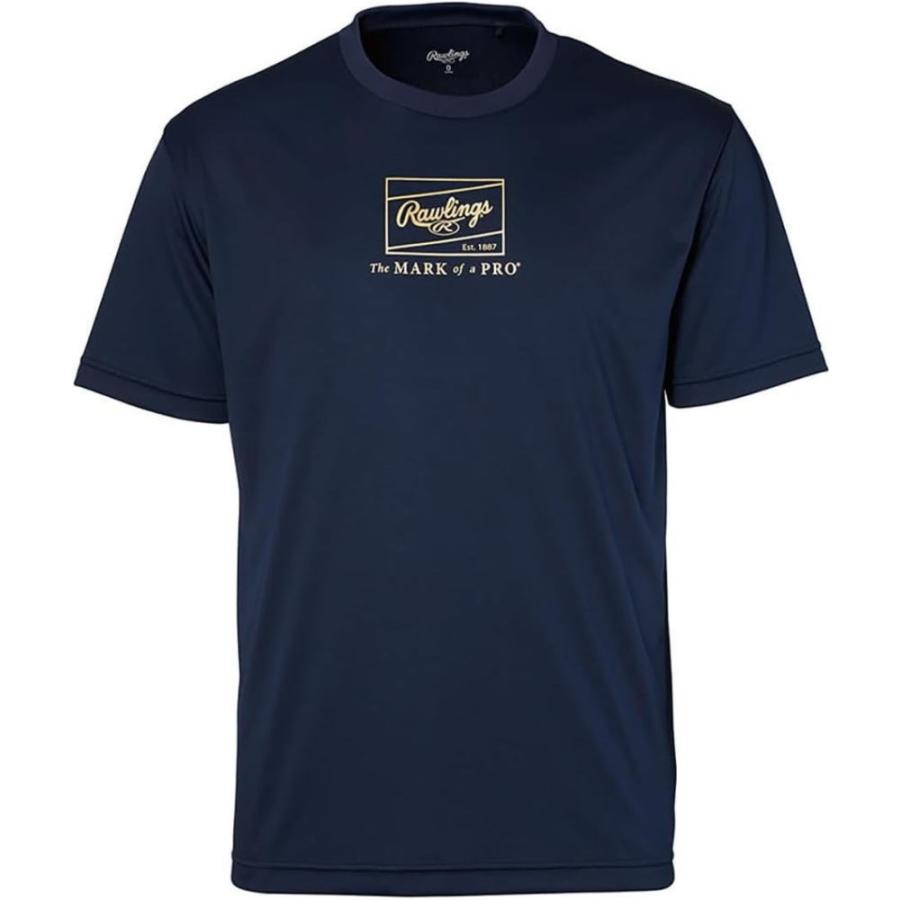 野球 ローリングス Rawlings 野球 Tシャツ パッチロゴプリント 半袖Tシャツ AST14S04 一般用 大人用｜baseballts｜03
