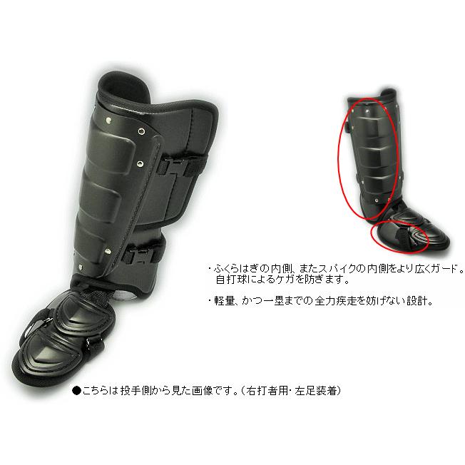 ハタケヤマ（HATAKEYAMA） フットガード 打者用 BG-F 高校野球対応