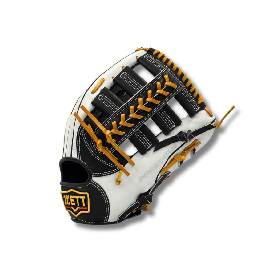 プロステイタス ゼット 軟式外野手用グラブ オーダーセレクト BK/WH/PB