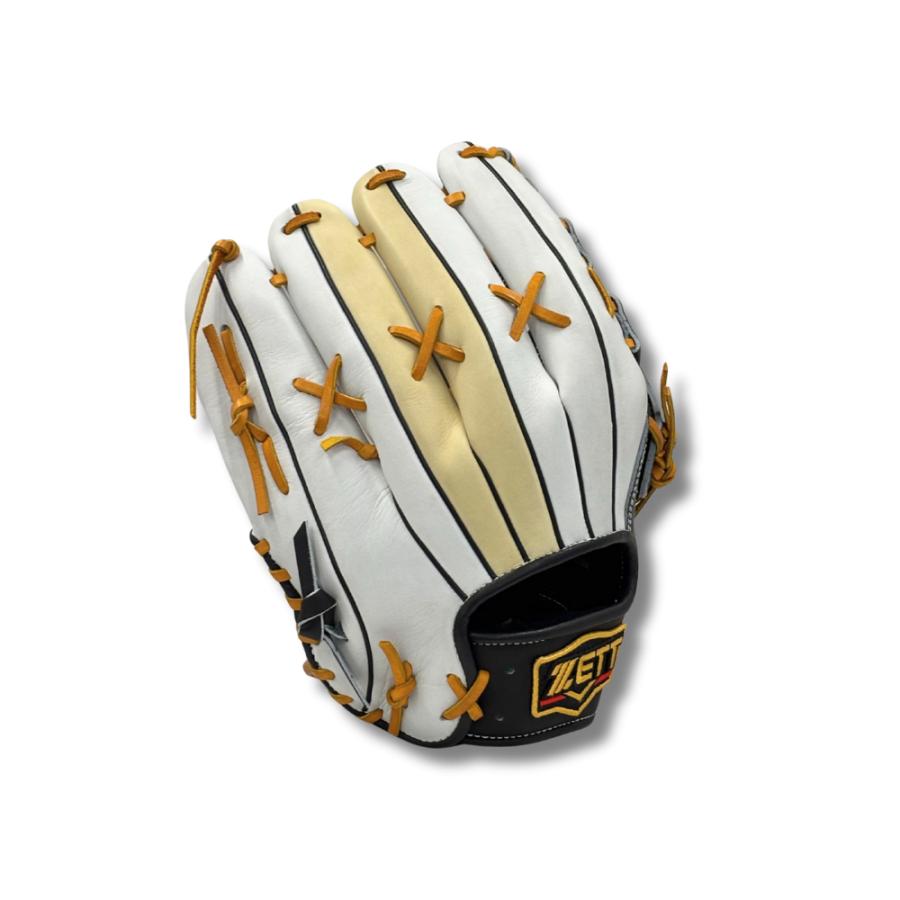 プロステイタス ゼット 軟式外野手用グラブ オーダーセレクト BK/WH/PB