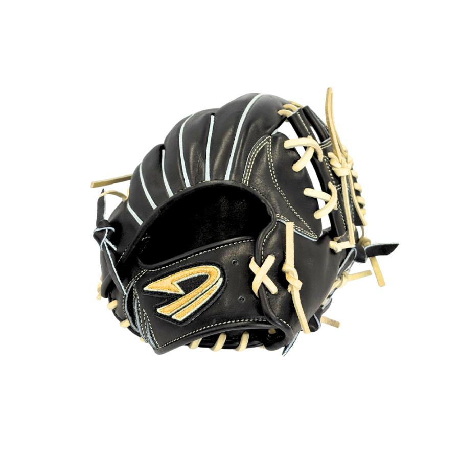 野球 ディークエスト 硬式内野手用グラブ DFH-161 ブラック STEP UP