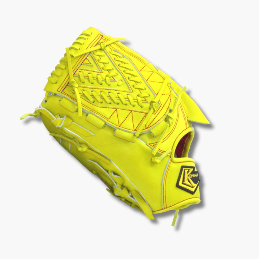 CHIAKI チアキ 硬式投手用グラブ FKI-01 Lイエロー 左投げ専門