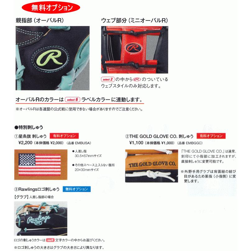 2026年 ローリングス 硬式 オーダーグラブ グローブ ウィザード＃01 スペシャルオーダー キップレザー GHSOGPRW | プロプリファード | 19