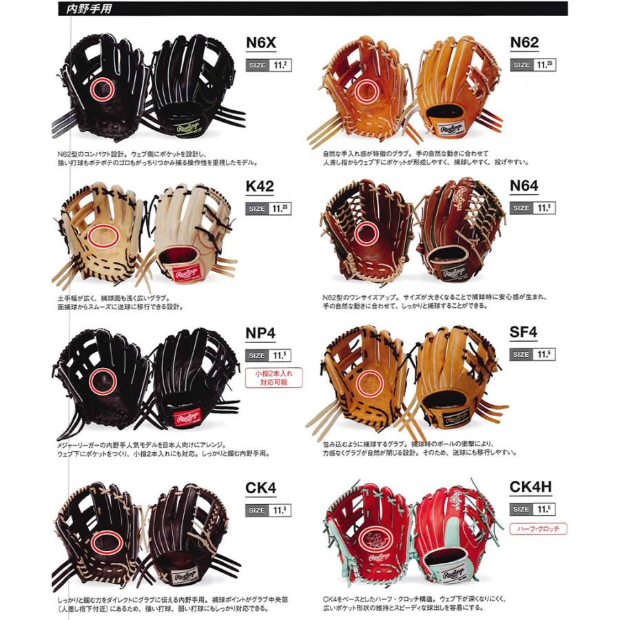 ローリングス　硬式オーダー　内野手　ＧＨＳＯＧＨＨ HOH 2026年 ローリングス 軟式 オーダー グラブ グローブ スペシャル