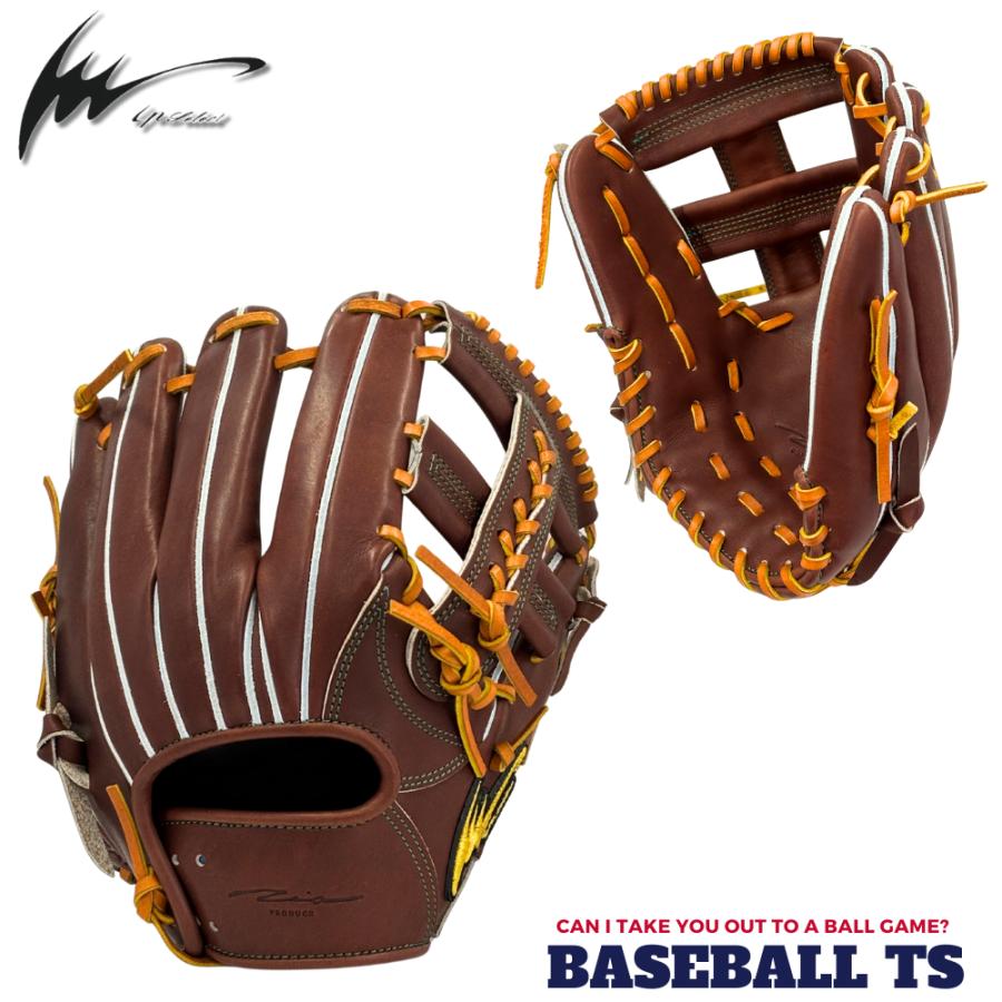 アイピーセレクト 硬式内野手用グラブ Ip.051-Gr チョコ GREAL COLLECTION 高校野球 日本製 | アイピーセレクト