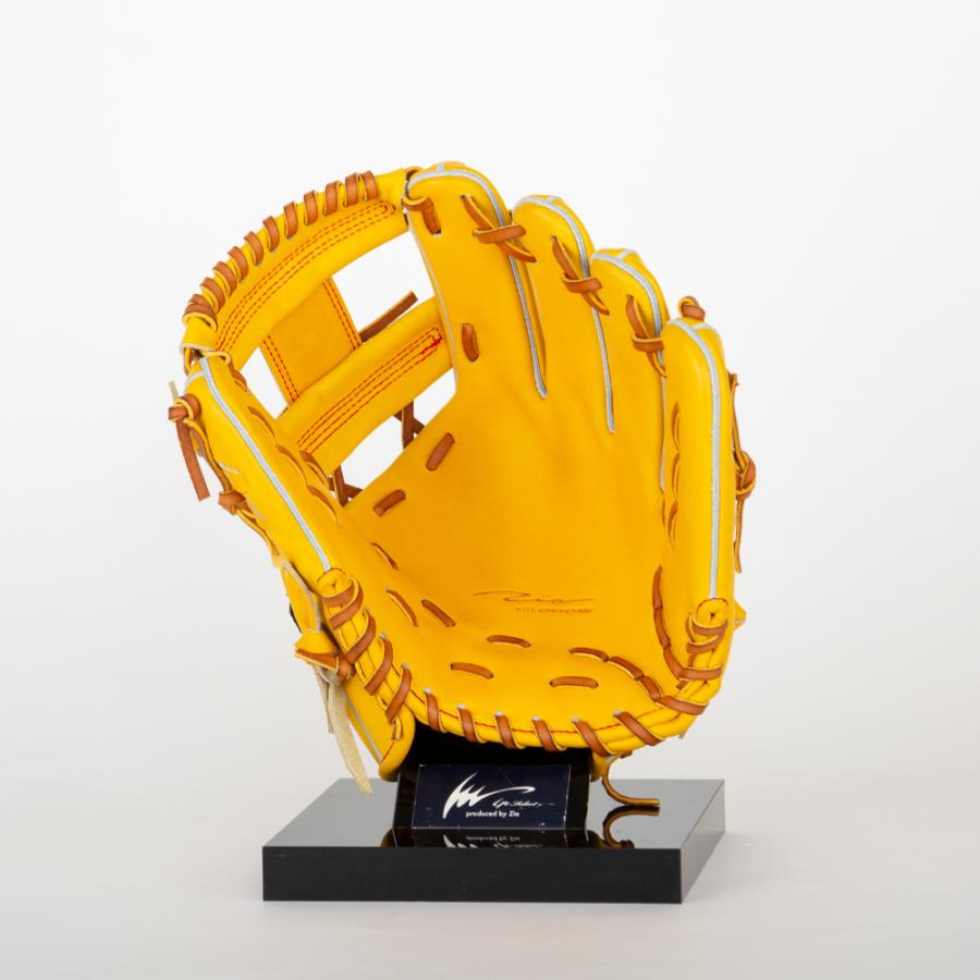 【日本製】アイピーセレクト硬式内野手用グローブ アイピーセレクト 野球 硬式内野手用グラブ Ip.089-Gr イエロー