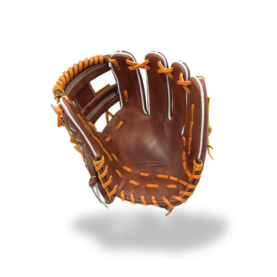 アイピーセレクト 硬式内野手用グラブ Ip.RD-Gr チョコ 二塁・遊撃手 GREAL COLLECTION 高校野球 日本製 | アイピーセレクト | 02