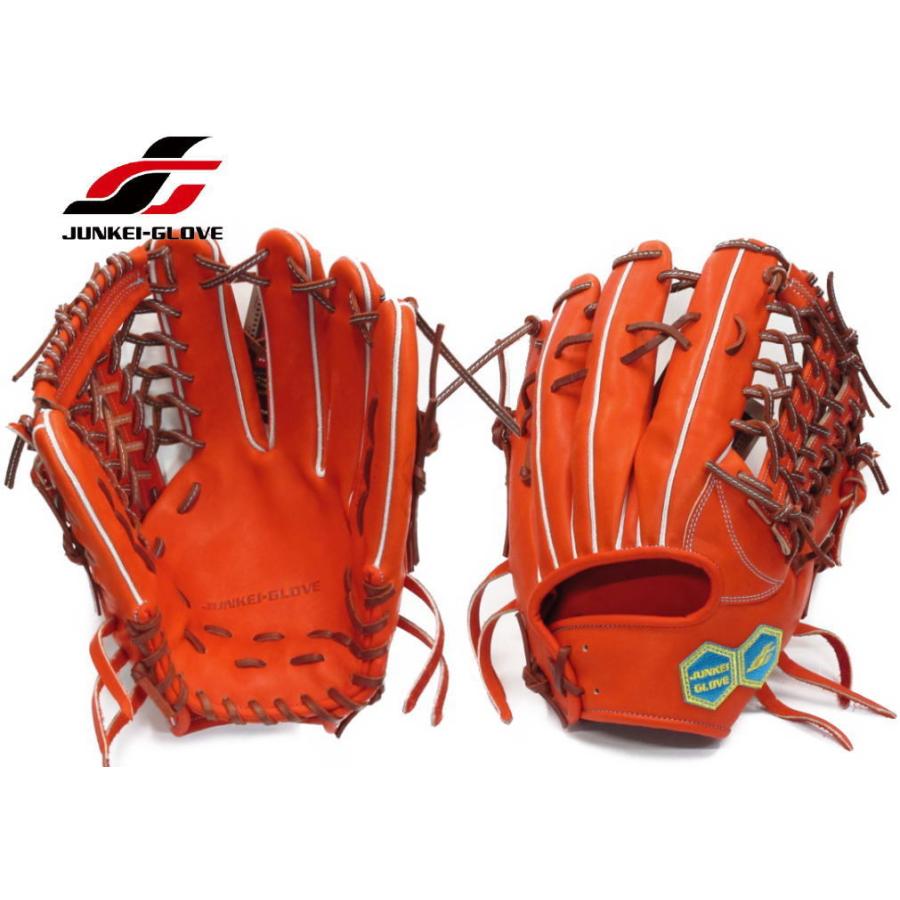 ポイント5倍 ジュンケイグラブ 硬式 外野手用グローブ JG-713KF レ