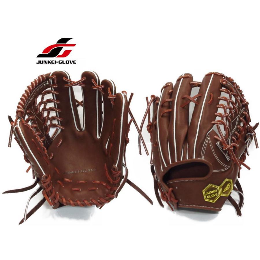 ポイント5倍 ジュンケイグラブ 硬式 外野手用グローブ JG-713KF