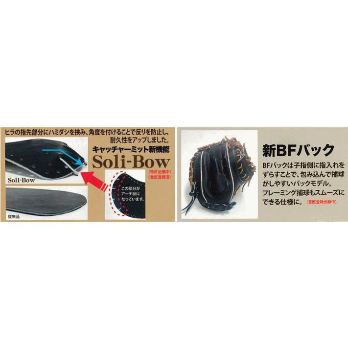 ハタケヤマ 硬式キャッチャーミット PRO-M9IB 2026年FW限定モデル 高校野球 和牛革使用 日本製 | ハタケヤマ | 06