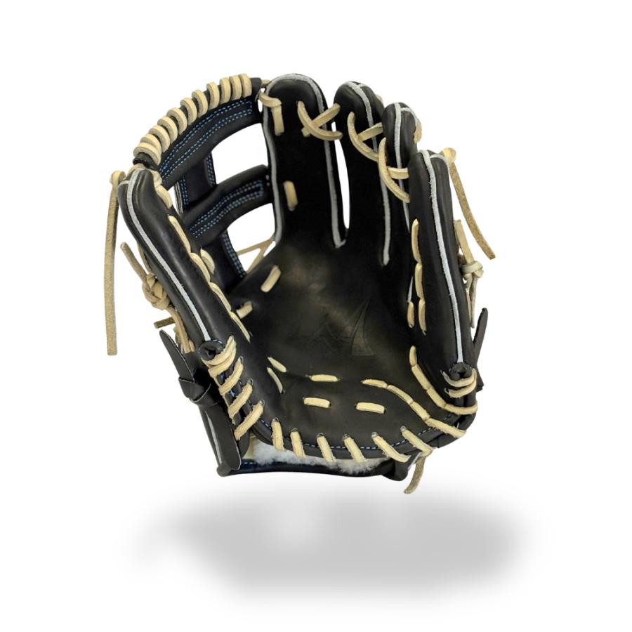 型付け済み ノーリミット 硬式内野手用グラブ S-044 ブラック 高校野球 中学硬式 ボーイズリーグ |  | 02