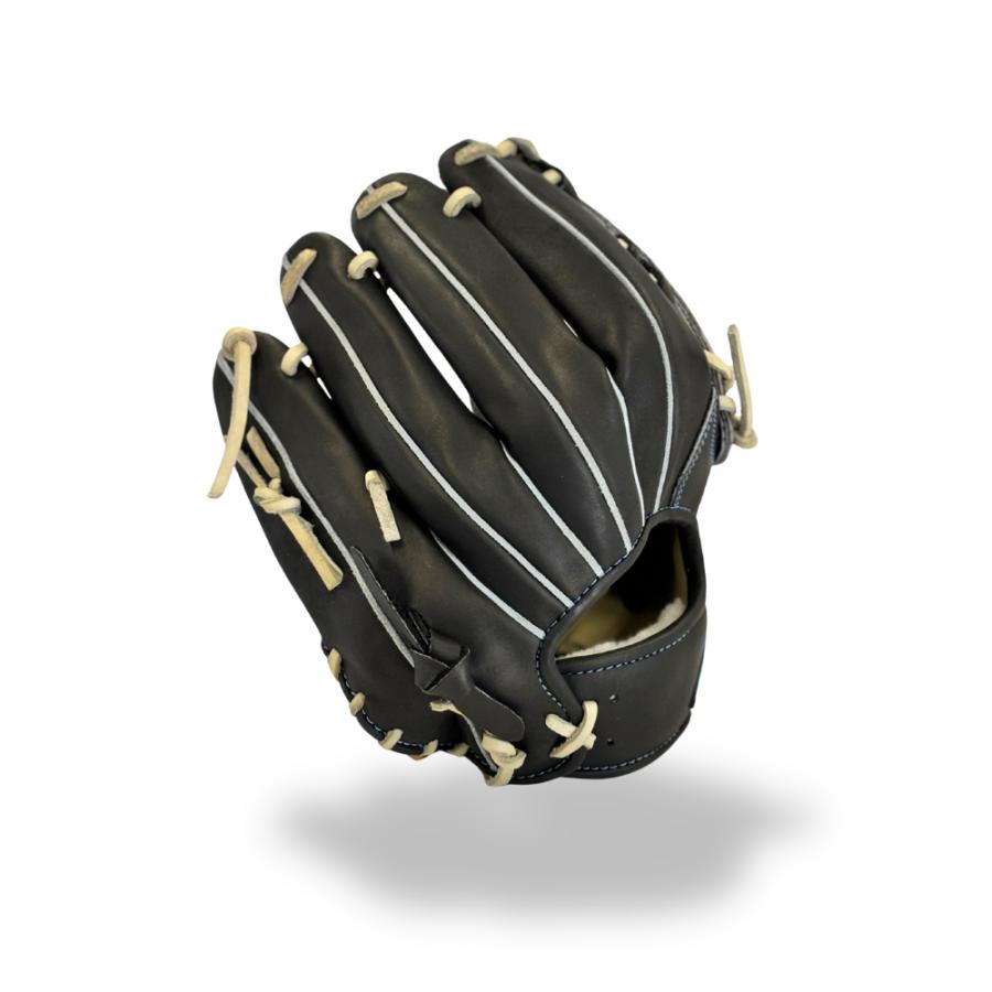 型付け済み ノーリミット 硬式内野手用グラブ S-044 ブラック 高校野球 中学硬式 ボーイズリーグ |  | 03