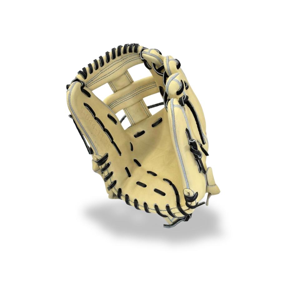 型付け済み ノーリミット 硬式内野手用グラブ S-044 キャメル 高校野球 中学硬式 ボーイズリーグ |  | 04