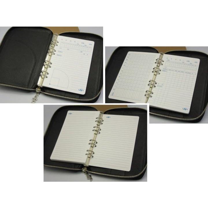 ハタケヤマ HATAKEYAMA スコアブック＆手帳 SB-10 プロ仕様 グラブレザー 本革使用 ベースボールTS【GLB】 | ハタケヤマ | 01