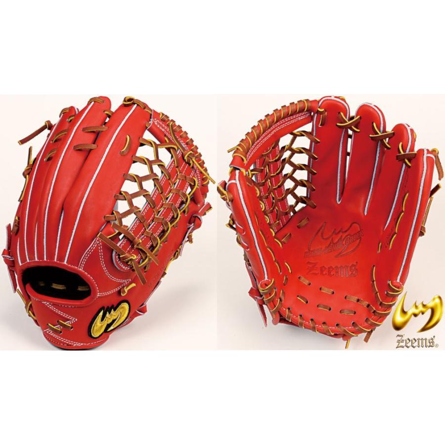 Zeems（ジームス） 軟式グラブ 外野手用 SV-800GGN 三方親 αバック