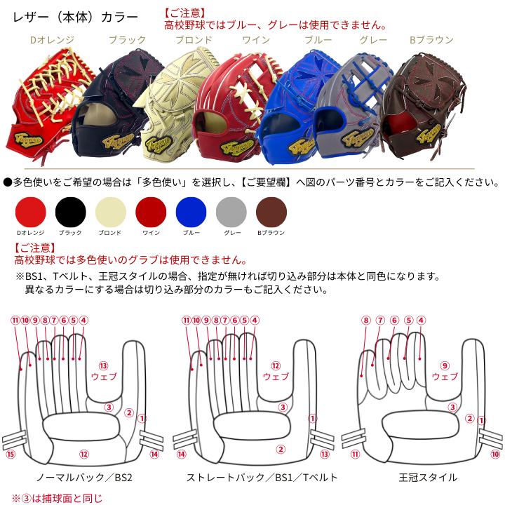 てっぺん Teppen グローブ 硬式 オーダー グラブ 2026年上半期限定