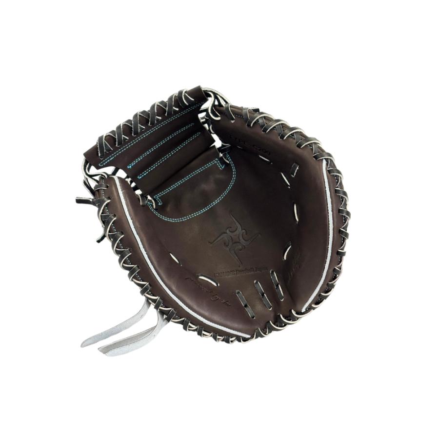 【予約受付/3月下旬入荷】要 KANAME 硬式キャッチャーミット TYPE-C200 ダークブラウン 小さめ 縦型 高校野球対応 日本製 |  | 02