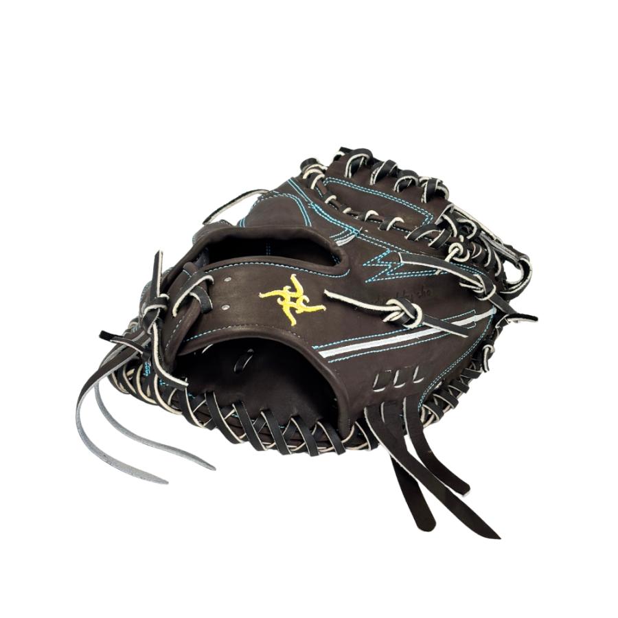 【予約受付/3月下旬入荷】要 KANAME 硬式キャッチャーミット TYPE-C200 ダークブラウン 小さめ 縦型 高校野球対応 日本製 |  | 03