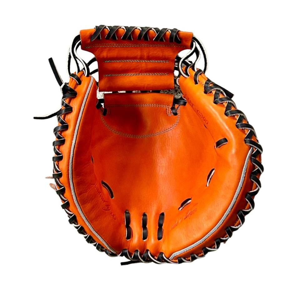 硬式キャッチャーミット TYPE-C300 平野工業製 大阪和牛レザー使用