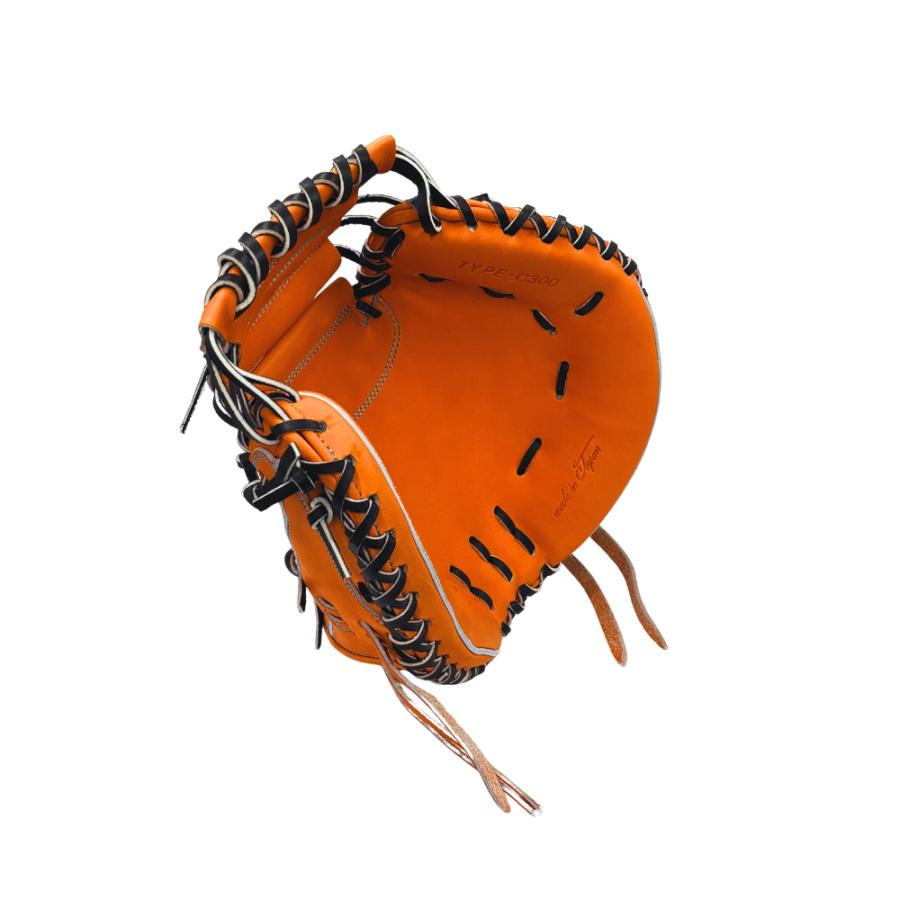 硬式キャッチャーミット TYPE-C300 平野工業製 大阪和牛レザー使用