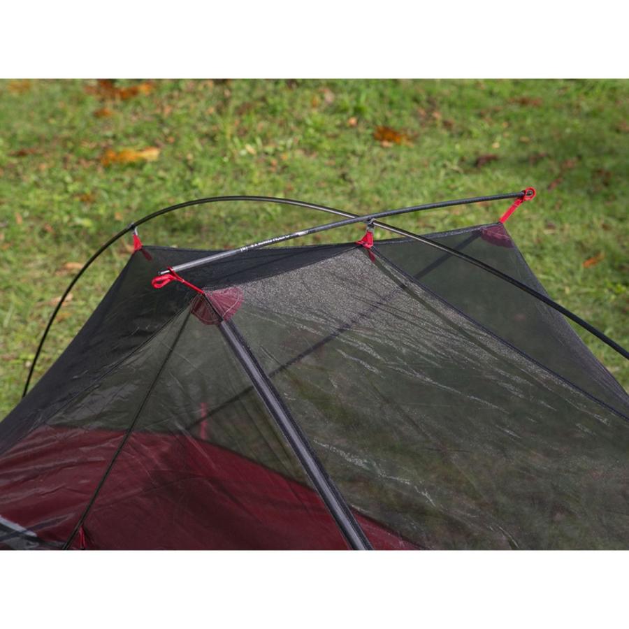 MSR カーボンリフレックス1 (37011) ／ 山岳テント 一人用 ダブルウォール 長辺ドア 前室 非自立式 フルメッシュ 超軽量 コンパクト 登山 キャンプ