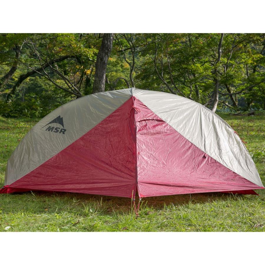 MSR カーボンリフレックス1 (37011) ／ 山岳テント 一人用 ダブルウォール 長辺ドア 前室 非自立式 フルメッシュ 超軽量 コンパクト 登山 キャンプ
