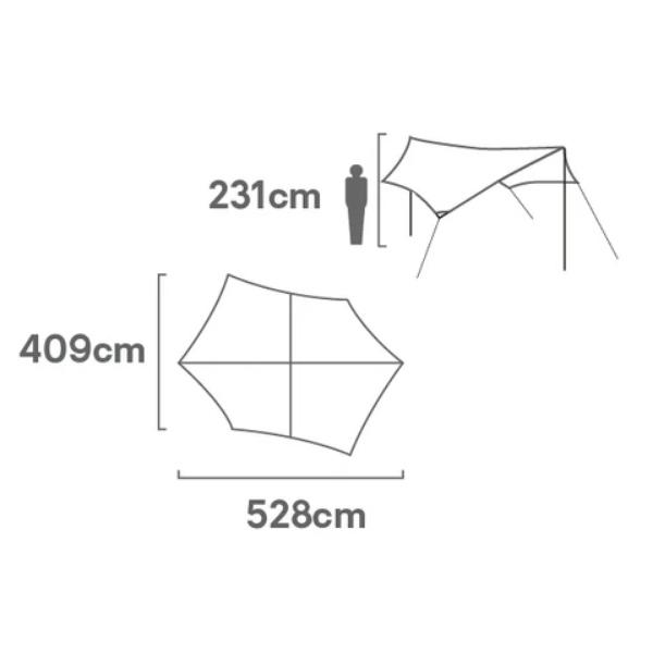 NEMO タープ ニーモ シャドウキャスター 165 メインポール２本付き 65％OFF】NEMO ニーモ シャドウキャスター Evo 165【ポール別売