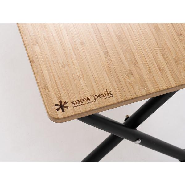 スノーピーク フォールディングシェルフ ライトバンブー (LV-065TL) ／ テーブル 棚 ベンチ キャンプ 標準サイズ 自宅でも リビング ダイニング_1