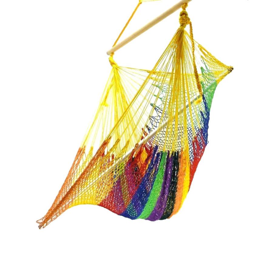 セール特価 マヤンハンモック チェアハンモック キャンプ 椅子 メキシカンハンモック リラックス 手編み コットン 太糸 アウトドアショップベースキャンプ 通販 Paypayモール