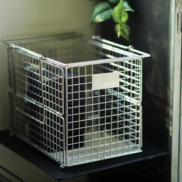 ANOBA（アノバ） フォールディングワイヤーバスケットM SUS Ver