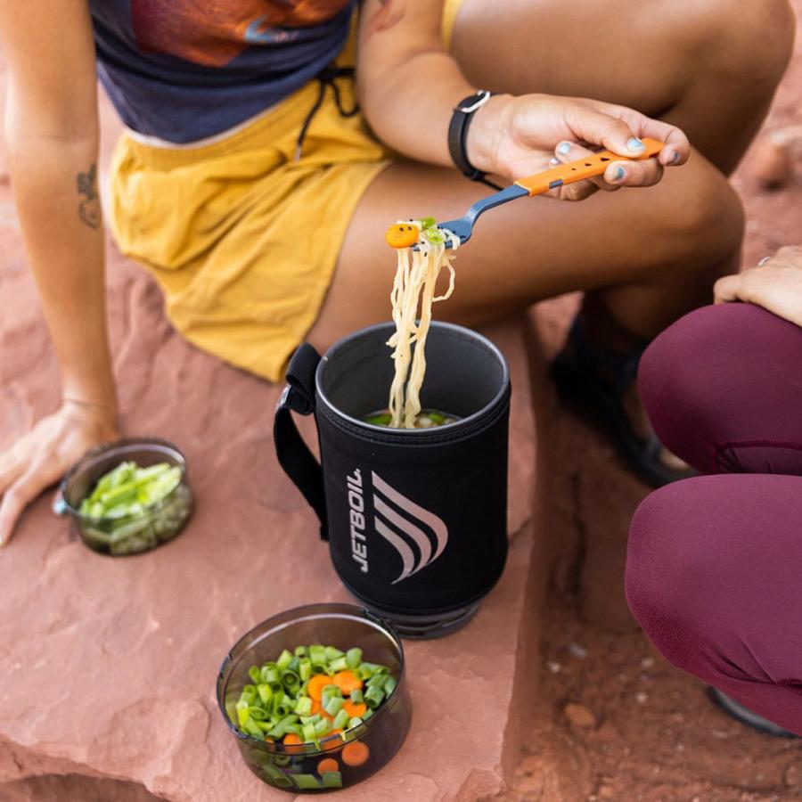 JETBOIL シングルバーナーコンロ EVERNEWカップ ジェットボイルZIP + エバニューチタンカップ + 収納ケース 【公式通販】