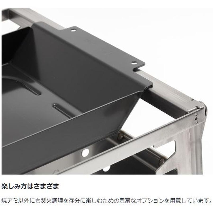 スノーピーク　焚き火台M用　グリルブリッヂ　アミ スノーピーク Snow Peak 焼アミ PRO.M 焚き火・BBQ・グリル
